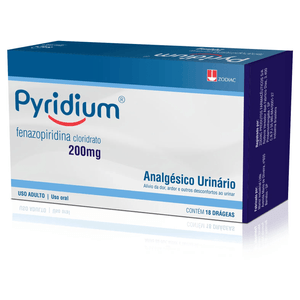 Pyridium 200mg - Caixa com 18 Comprimidos Revestidos