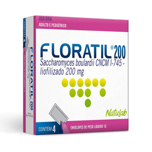 Floratil 200mg/g Pó Oral   4 Sachês com 1g