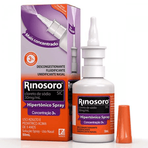 Rinosoro SIC 30mg/mL Solução Nasal - Frasco com 50mL