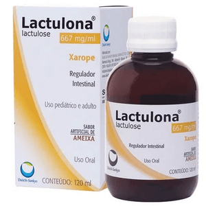 Lactulona 667mg/mL Xarope Sabor Ameixa - Frasco com 120 mL