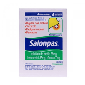 Salonpas Adesivo - 4 Adesivos Transdérmicos