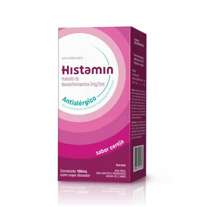 Histamin 2mg/5mL Xarope - Frasco com 100 mL