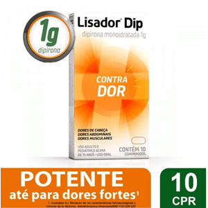 Lisador Dipirona 1g - 10 Comprimido Simples