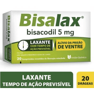 Bisalax 5mg - 20 Comprimidos Revestidos