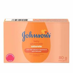 Johnsons Baby Glicerinado Sabonete Em Barra 80g