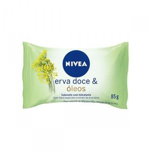 Sabonete Hidratante Nivea Erva-doce e óleos, barra, 1 unidade 85g