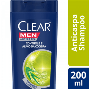 Clear Men Alívio da Coceira Shampoo Anticaspa 200mL