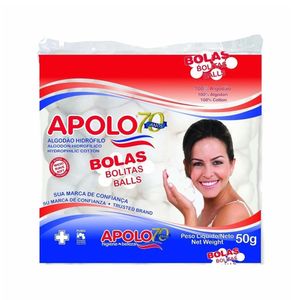 Algodao Apolo Bola, Branco Com 100g