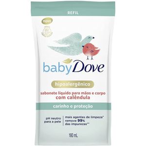 Sabonete Baby Dove Hidratacao Sensivel Refil, Líquido, 180mL