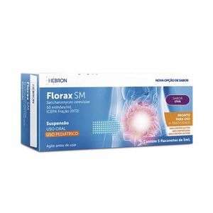 Florax SM Pediátrico 50MILHÕES/ML Suspensão oral - 5 Flaconetes com 5 mL