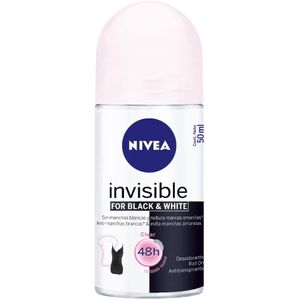 ANTITRANSPIRANTE ROLL-ON NIVEA INVISIBLE FOR BLACK & WHITE CLEAR 50ML