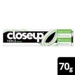 Creme Dental Closeup Triple Menta, 1 Unidade Menta, 70g