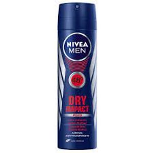 Desodorante Masculino Nivea For Men Dry Impact Aerosol Com 150ml