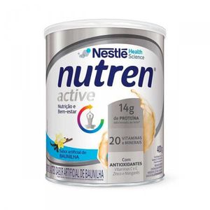 NUTREN ACTIVE SABOR BAUNILHA LATA 400G