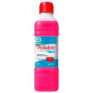 Pedialyte Max Sabor Morango   Frasco com 500mL