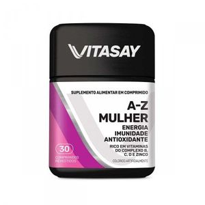 Suplementos Alimentar Vitasay Az Mulher 30 Comprimidos