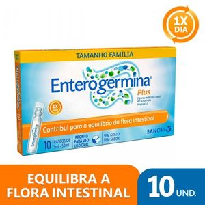 Probiótico Enterogermina Plus 10 Frascos De 5ml