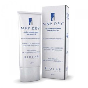 M&P Dry Biolab Loção Antiperspirante para Pés e Mãos 60mL