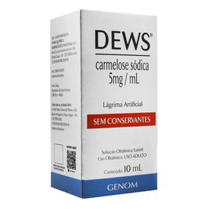 Dews 5mg/mL Solução oftálmica - Frasco com 10 mL