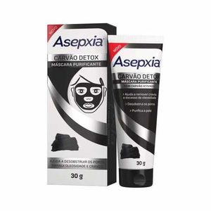 Asepxia Máscara Facial Carvão 30G