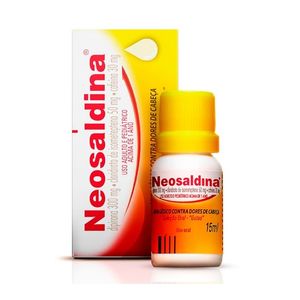 Neosaldina 300mg/mL + 30mg/mL + 50mg/mL Solução oral (gotas) - Frasco com 15 mL