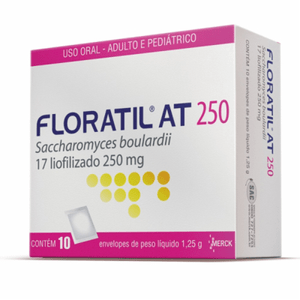 Floratil 250MG/1,25G Pó oral - 10 Envelopes com 1.25 g