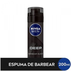 Espuma De Barbear Nivea Men Deep 200Ml