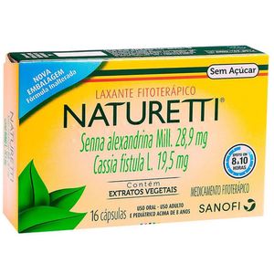 Naturetti 28.9mg + 19.5mg Cápsula gelatinosa dura - Caixa com 16 Cápsulas