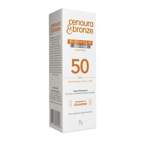 Protetor Solar Facial FPS50 Cenoura e Bronze 50g