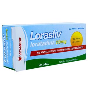 Lorasliv 10mg - 12 Comprimidos