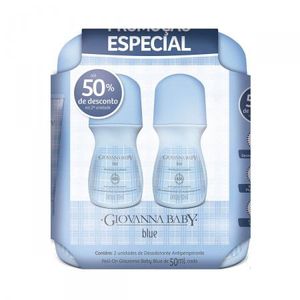 Desodorante Roll-On Giovanna Baby 50Ml Azul Com 2