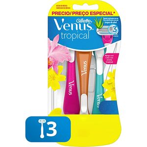 Aparelho Descartável Para Depilar Gillette Venus Tropical 3 Unidades