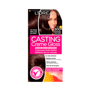 Tintura Casting Creme Gloss Loreal Nº 300 Castanho Escuro