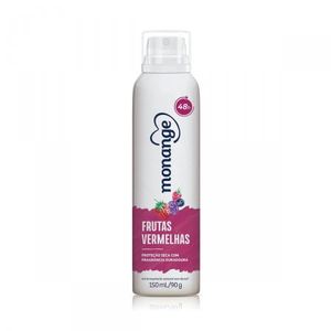 Desodorante Feminino Monange Hidratacao Nutritiva Frutas Vermelhas Aerosol 90ml