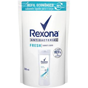 Sabonete Rexona Antibacterial Fresh, Refil, Liquido, Líquido, 200mL