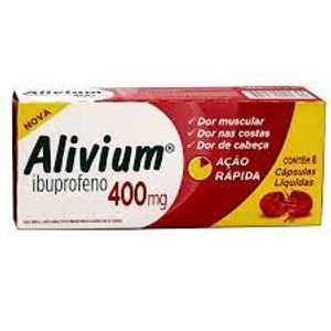 Alivium 400mg   8 Capsulas Gelatinosas Moles