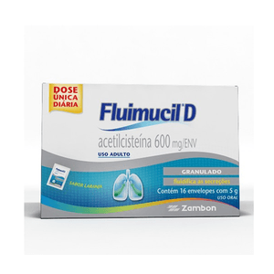 Fluimucil D 600mg - 16 Granulados