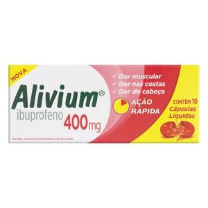 Alivium 400mg   Caixa com 10 Cápsulas Moles