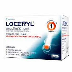 Loceryl 50mg/mL Esmalte de Unha - Frasco com 2.5 mL