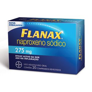 Flanax 275mg - Caixa com 20 Comprimidos Revestidos