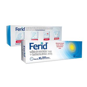 Ferid 5MG/G + 250UI/G Pomada dermatológica - Bisnaga com 10 g