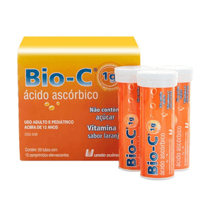 Bio-C 1G Comprimido efervescente - Tubo com 30 Comprimidos