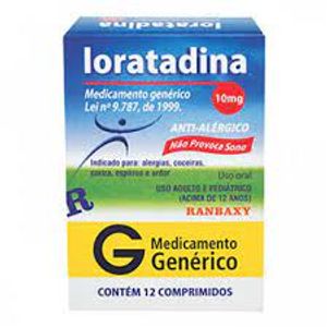 Loratadina 10MG Comprimido - Caixa com 12 Comprimidos