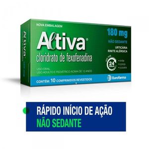 Altiva 180MG Comprimido revestido - Caixa com 10 Comprimidos