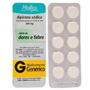 Dipirona 500mg Comprimido - Blíster com 10 Comprimidos