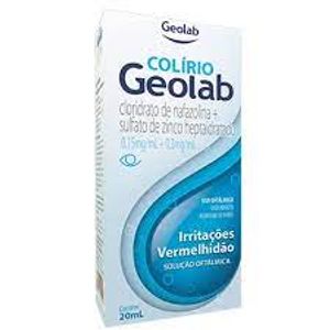 Colírio Geolab 0.15MG/ML + 0.3MG/ML Solução oftálmica - Frasco com 20 mL