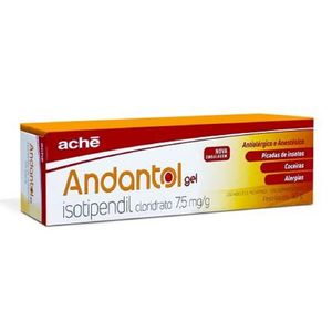 Andantol 7.5MG/G Gel dermatológico - Bisnaga com 40 g