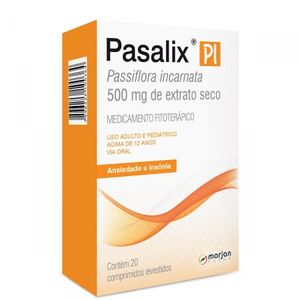 Pasalix PI 500mg   Caixa com 20 Comprimidos Revestidos