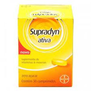 Supradyn Ativa   Caixa com 30 Comprimidos