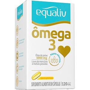 Ômega 3 1000 mg Equaliv - 120 Cápsulas